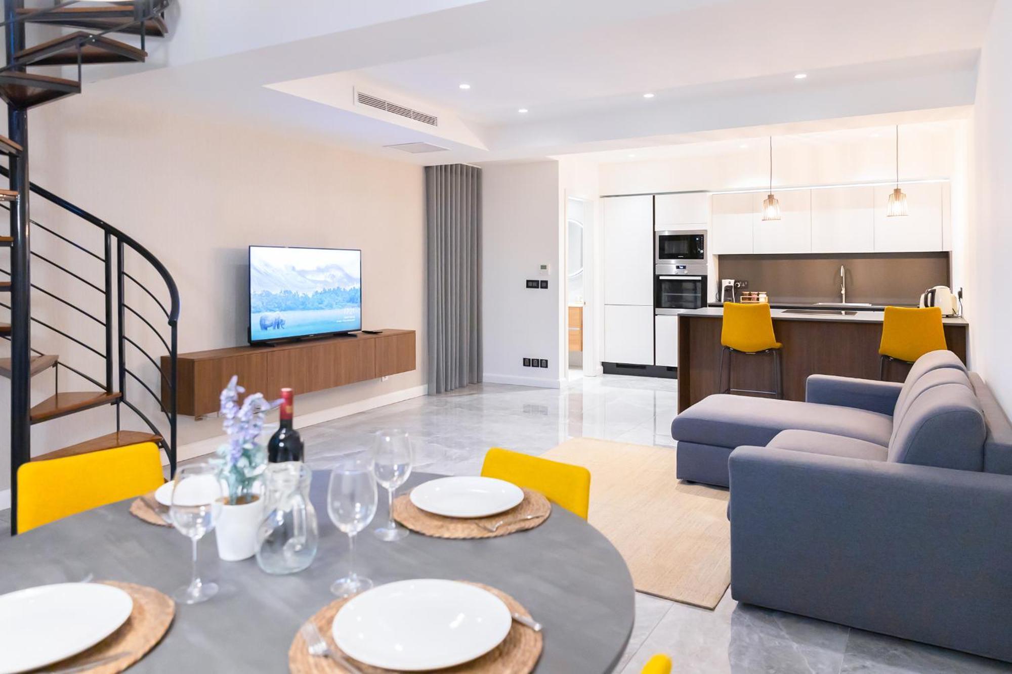 Florette Suite 1Br With Stunning Lounge Terrace By Arcobnb Il-Furjana Exteriér fotografie